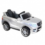 Детский электромобиль Mercedes-Benz ML350 серебристый глянец - магазин СпортДоставка. Спортивные товары интернет магазин в Туле 