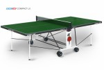 Теннисный стол для помещения Compact LX green усовершенствованная модель стола 6042-3 - магазин СпортДоставка. Спортивные товары интернет магазин в Туле 