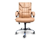 Офисное массажное кресло EGO BOSS EG1001 Орех в комплектации LUX - магазин СпортДоставка. Спортивные товары интернет магазин в Туле 