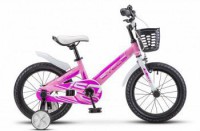 Детский велосипед Stels Pilot-150 16" V010 розовый 2022 - магазин СпортДоставка. Спортивные товары интернет магазин в Туле 