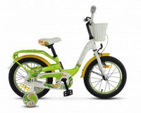 Детский велосипед Stels Pilot-190 16" V030 Зелёный жёлтый белый 2022 - магазин СпортДоставка. Спортивные товары интернет магазин в Туле 